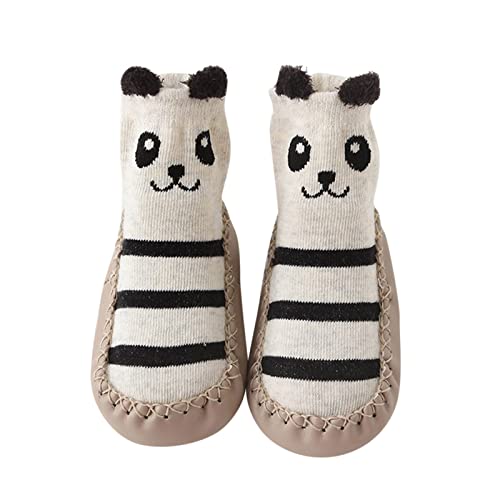 Rutschsocken Baby - Babyschuhe 0-3Monate, Lustige, Krabbelsocken, Kinder Hausschuhe, Wander, Thermoschuhe, Fleeceschuhe, Geschlossene, Überzieherschuhe Baby, Kleinkinder, Lauflernschuhe Sommer von Generic