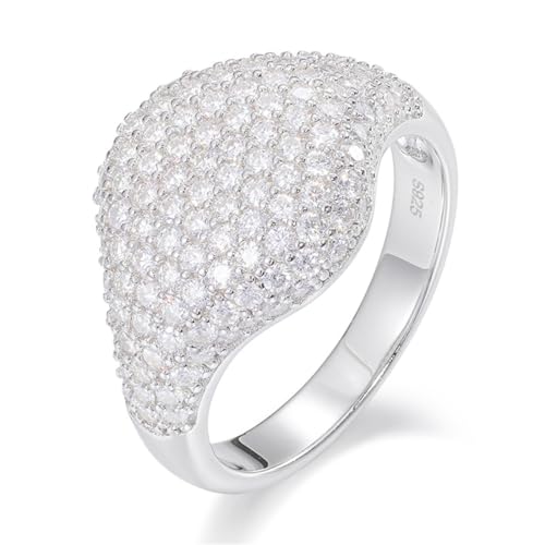 S925 Sterling Silber Einzigartige Persönlichkeit Moissanite Herren und Damen Hip-Hop Ring S925 Sterling Silber Einzigartige Persönlichkeit Moissanite Herren und Damen Hip-Hop Ring von Generic