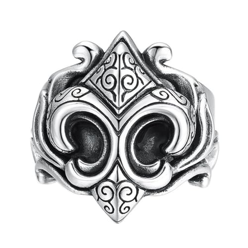 S925 Sterling Silber Herren Ankerring, Verstellbarer Vintage Anker Personalisierter Ring von Generic