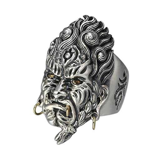 S925 Sterling Silber Klassische Beliebte Persönlichkeit männer Einstellbare öffnung Ring von Generic