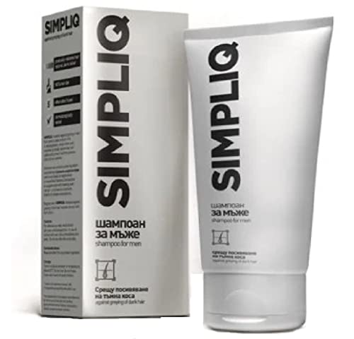 SIMPLIQ SHAMPOO FÜR MÄNNER GEGEN ERFRIERENDES DUNKLES HAAR 150 ml von Generic