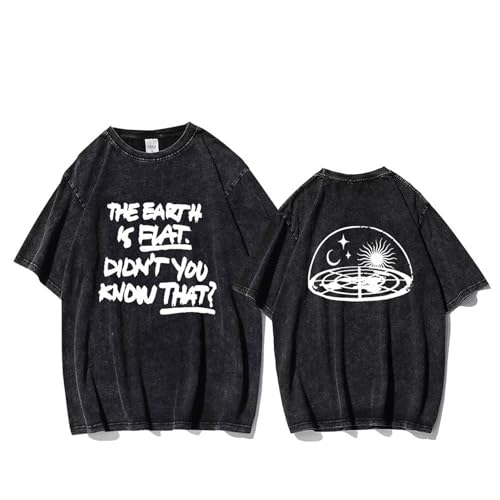 SUGA Korea Busan Tour T-shirt Min Yoon Gi Vintage Gewaschen Männer Frauen T-shirts for Fan(Size:4XL) von Generic