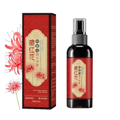 Safran-Kräuteressenz-Spray, Japanisches Safran-Kräuter-Haarspray, Haarserum Mit Kräuterextrakten, Safran- Und Polygonum-Multiflorum-Essenz-Sprays, Gegen Haarausfall, Stärkt Die Haarwurzel(1pc) von Generic