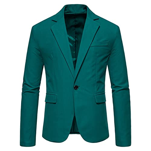 Sakko Herren Slim Fit Einfarbig Sakko Blazer Männer Modern Freizeit Jackett Business Anzugjacke für Hochzeit Party Abschlussball Festival Outfit Sakko Herren Slim Fit Einfarbig Sakko Blazer Männer Modern Freizeit Jackett Business Anzugjacke für Hochzeit Party Abschlussball Festival Outfit von Generic