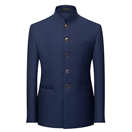 Sakko für Herren Festlich Elegant Slim Fit Stehkragen Herren Sakko Slim Fit Blazer Modern Freizeit Eine Knopf Business Sakko Herren Sportlich Anzugjacke Herrensakko Sakko für Herren Festlich Elegant Slim Fit Stehkragen Herren Sakko Slim Fit Blazer Modern Freizeit Eine Knopf Business Sakko Herren Sportlich Anzugjacke Herrensakko von Generic