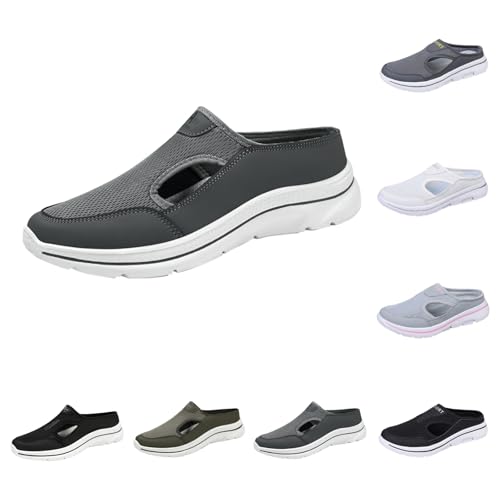 Sale Damen Herren Hausschuhe Walkingschuhe Atmungsaktiv Mesh Freizeitschuhe rutschfest Schlupfschuhe Weicher Sohle Turnschuhe Plateau Lässiger Sneaker Laufschuhe Clogs Strand Schuhe von Generic