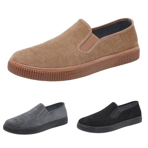 Same Day Lieferung Produkte Herren Freizeitschuhe Stoffschuhe Barfußschuhe Loafer Mesh Atmungsaktives Walkingschuhe rutschfeste Laufschuhe Weicher Sohle Turnschuhe Flach Schuhe Lazy Schuhe Pantoffeln von Generic