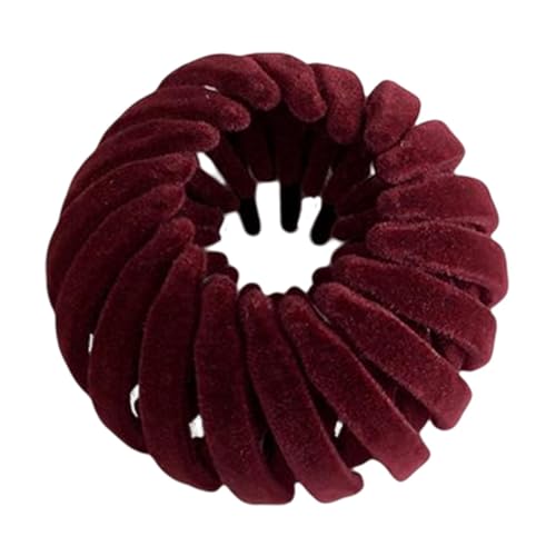 Samt Haarspange - Magic Sandwich Tool, Anti Slip Haar Zubehör | Elegantes Vogeldesign, Haarclip für Frauen für Style d von Generic