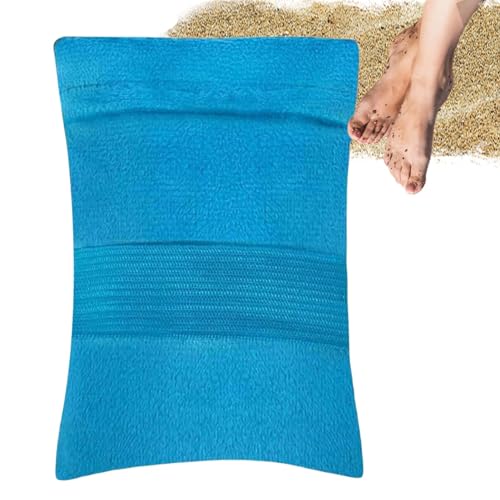 Generic Sand Entferner Strand, Sand Remover Beutel, Sand Wipe Off, Sand Reiniger Puderbeutel, Sandentferner Bürste, Strand Must Haves Für Urlaub (ohne Talkum) von Generic