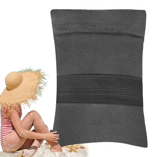 Generic Sand Entferner Strand, Sand Remover Beutel, Sand Wipe Off, Sand Reiniger Puderbeutel, Sandentferner Bürste, Strand Must Haves Für Urlaub (ohne Talkum) von Generic