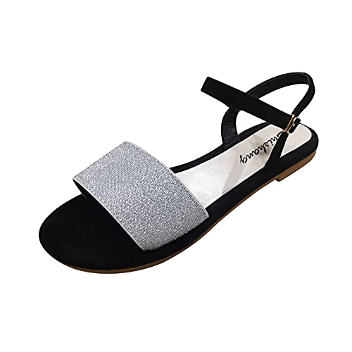 Sandalen Damen Mit Absatz Sommer Offener Zehen Flache Sandaletten Bohemia Sandals Freizeit Strand Schuhe Orthopädische Sommerschuhe Slide Mit Weiche Fussbett Bequem Strandschuhe Sandalen Damen Mit Absatz Sommer Offener Zehen Flache Sandaletten Bohemia Sandals Freizeit Strand Schuhe Orthopädische Sommerschuhe Slide Mit Weiche Fussbett Bequem Strandschuhe von Generic