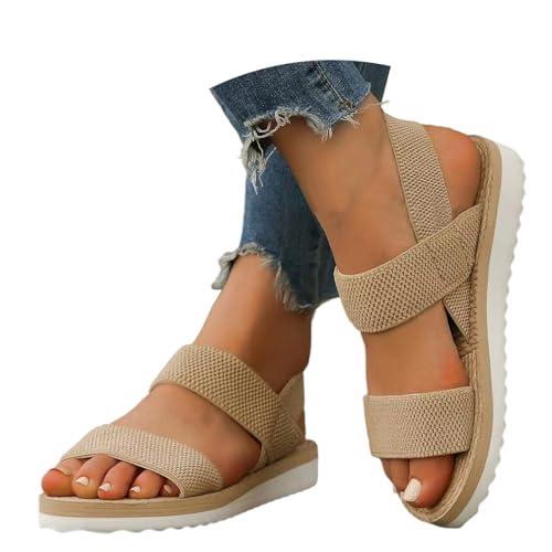 Sandalen Damen Sommer Bequem Hausschuhe Offene Schuhe Breite Füße Schicke Latschen Sommerschuhe Slingback Barfuss Sandaletten Hanfseil Keilabsatz Damensandalen Elegant Sandalen Damen Sommer Bequem Hausschuhe Offene Schuhe Breite Füße Schicke Latschen Sommerschuhe Slingback Barfuss Sandaletten Hanfseil Keilabsatz Damensandalen Elegant von Generic