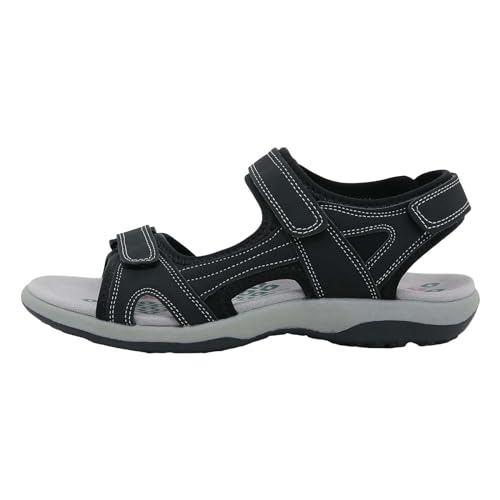 Sandalen Damen Sommer Bequeme Orthopädische Schuhe Damen Dicke rutschfeste Sohle Elegant Trekking Casual Mit Verstellbarem Klettverschluss Niedriger Absatz Offene Zehe Mode Strand Weich Sommer, Lay507 Sandalen Damen Sommer Bequeme Orthopädische Schuhe Damen Dicke rutschfeste Sohle Elegant Trekking Casual Mit Verstellbarem Klettverschluss Niedriger Absatz Offene Zehe Mode Strand Weich Sommer, Lay507 von Generic