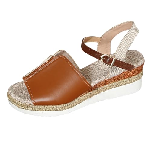 Sandalen Damen Sommer Orthopädische Waschbare Slingback Slides Bequeme Rutschfeste Weichen Sohlen Sommerschuhe Weiche Breite Füße Sandalen Atmungsaktive Slip on für Hallux Valgus Schuhe von Generic