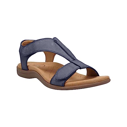 Sandalen Damen Sommer Sandalen Sommer Elegant Sandalen Damen Elegant Kleid Schuhe Bohemian Damen Sandalen Mit Keilabsatz Plateau Schuhe Orthopädische Flip Flops Pantoletten von Generic