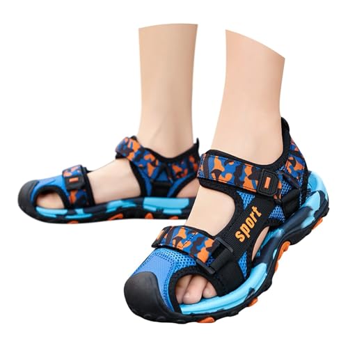 Sandalen Jungen Kinder Casual Barfuss Outdoorschuhe Leicht Flache Sportsandalen Leicht Strand Outdoorschuhe Strapazierfähige Sandalen Jungen Sandalen Jungen Kinder Casual Barfuss Outdoorschuhe Leicht Flache Sportsandalen Leicht Strand Outdoorschuhe Strapazierfähige Sandalen Jungen von Generic