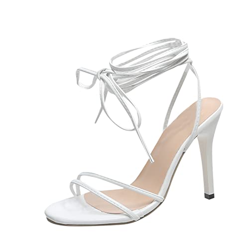 Sandalen Keilabsatz Damen Sommer Hohe Schuhe Damen Elegant Weiß Abendschuhe Weich Leicht Peeptoe Sandalette rutschfest Arbeitsschuhe Fashion Hochzeitsschuhe Solid Color Tanzschuhe Hochwertig Sandalen Keilabsatz Damen Sommer Hohe Schuhe Damen Elegant Weiß Abendschuhe Weich Leicht Peeptoe Sandalette rutschfest Arbeitsschuhe Fashion Hochzeitsschuhe Solid Color Tanzschuhe Hochwertig von Generic