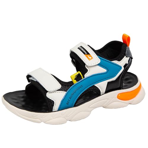 Sandalen MäDchen Sommer Elegant Boho Flache Rutschfest Leicht Atmungsaktive Prinzessin Schuhe Weiche Sohlen Kinderschuhe Sportschuhe Kinder von Generic