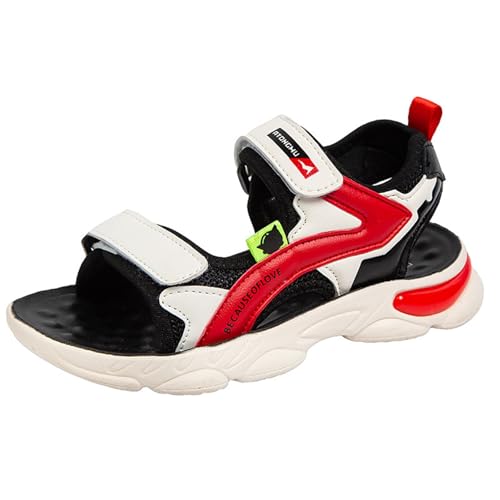 Sandalen Mädchen Breite Atmungsaktiv Strandschuhe Prinzessin Flache sandalen Mode Sommer Strandschuhe Verstellbare Schnalle Sandals von Generic