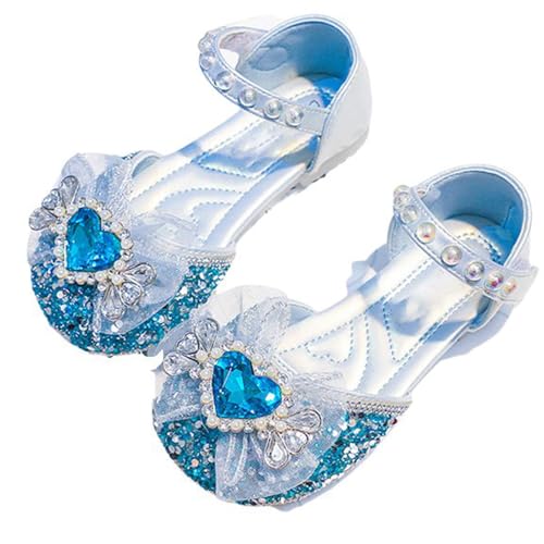 Sandalen Mädchen mit Weicher Sohle Kinder Strasssteinen Mädchenschuhe Kinderschuhe Sommer Mode Flach Strand Schuhe Bequeme Leicht Prinzessin Schuhe Sommerschuhe Strassschuhe von Generic