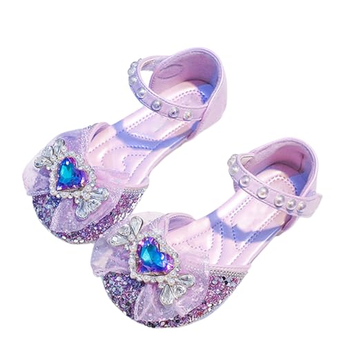 Sandalen Mädchen mit Weicher Sohle Kinder Strasssteinen Mädchenschuhe Kinderschuhe Sommer Mode Flach Strand Schuhe Bequeme Leicht Prinzessin Schuhe Sommerschuhe Strassschuhe von Generic