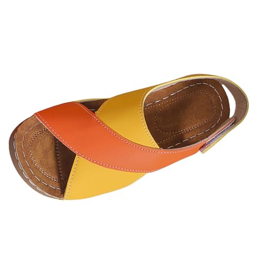 Sandalen Sommer Damen Bequem Breite Füße Offene Slingback Pump Sandaletten Flach Pantolette - Atmungsaktive Schuhe Hallux Valgus High Heels Freizeit Strandschuhe Sandalen Sommer Damen Bequem Breite Füße Offene Slingback Pump Sandaletten Flach Pantolette - Atmungsaktive Schuhe Hallux Valgus High Heels Freizeit Strandschuhe von Generic