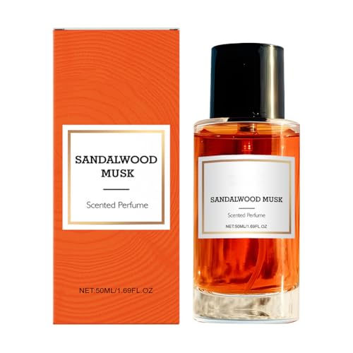 Sandelholz Moschus Duftparfüm for Damen und Herren Lang anhaltender holziger Duft mit Sandelholzöl von Generic