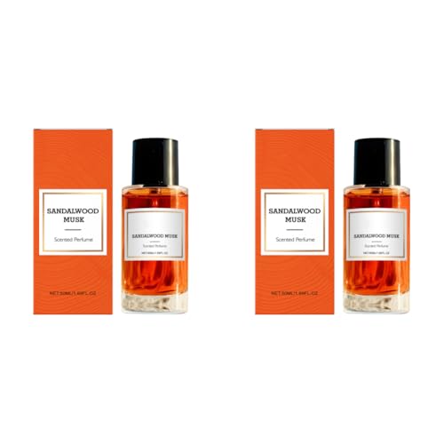 Sandelholz Moschus Duftparfüm for Damen und Herren Lang anhaltender holziger Duft mit Sandelholzöl von Generic