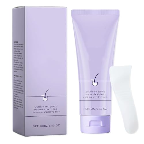 Sanfte Körperhaarentfernungscreme mit Spatel-Applikator, schmerzfreie Enthaarungscreme, sanfte Formel für Frauen und Männer Sanfte Körperhaarentfernungscreme mit Spatel-Applikator, schmerzfreie Enthaarungscreme, sanfte Formel für Frauen und Männer von Generic