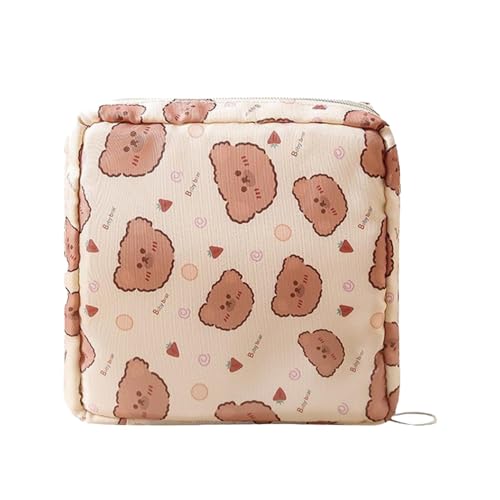 Sanitärservietten-Aufbewahrungsbeutel – kleine süße Damenbinden-Pad-Tasche | tragbare Mädchen-Perioden-Tasche für Damenbinden / Binden / Binden / kleine Tampons von Generic