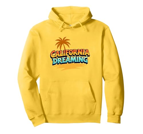 Santa Cruz California Dreaming Herren Surf Beach Grafik Pullover Hoodie, Unisex für Erwachsene, Gelb, XXL Santa Cruz California Dreaming Herren Surf Beach Grafik Pullover Hoodie, Unisex für Erwachsene, Gelb, XXL von Generic
