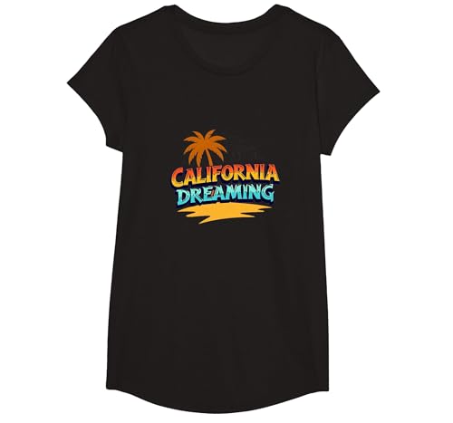 Santa Cruz California Dreaming Herren Surf Beach Grafik T-Shirt, Girls, Schwarz, XS Santa Cruz California Dreaming Herren Surf Beach Grafik T-Shirt, Girls, Schwarz, XS von Generic