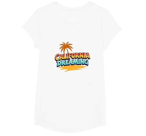 Santa Cruz California Dreaming Herren Surf Beach Grafik T-Shirt, Girls, Weiß, XS Santa Cruz California Dreaming Herren Surf Beach Grafik T-Shirt, Girls, Weiß, XS von Generic