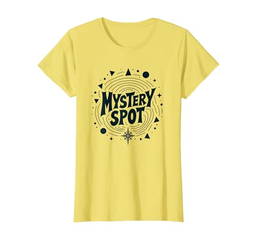 Santa Cruz Mystery Spot Retro Grafik für Herren T-Shirt, Damen, Gelb, XS Santa Cruz Mystery Spot Retro Grafik für Herren T-Shirt, Damen, Gelb, XS von Generic