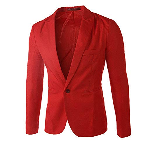 Saohuo Sakko Herren Sportlich Freizeit Anzug Sakko Regular Fit Männer Anzugjacke Blazer Übergangsjacke Herbstjacke für Business Hochzeit Weihnachts Party Saohuo Sakko Herren Sportlich Freizeit Anzug Sakko Regular Fit Männer Anzugjacke Blazer Übergangsjacke Herbstjacke für Business Hochzeit Weihnachts Party von Generic