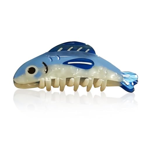 Sardinen Haarnadel - Neuheit Tierförmige Klaue Clip Niedliche rutschfeste Acetat Haarspangen für Frauen Einzigartige Haarschmuck von Generic