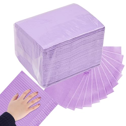 Saugfähiges Papier für Nageltechniker – 50 Stück wasserdichte Maniküre-Tischmatten | 3-lagige Handtücher, Flüssigkeitsaufnahme, professionelles Reinigungspad für Nagelkunst und Anfänger von Generic