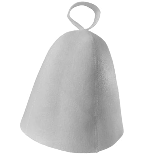Sauna Hat - Saunahut Herren | Sauna Mütze | Saunahut Damen | Verdickte Die Kopfbekleidung Für Die Dusche | Set Filzhut Saunakappe Badekappe Filzkappe Wollfilzmützen Für Damen von Generic