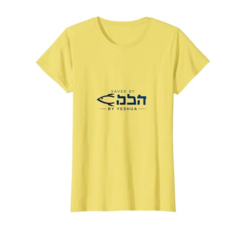 Saved by Yeshua Christian Faith Inspirational for Men T-Shirt, Damen, Gelb, XS Saved by Yeshua Christian Faith Inspirational for Men T-Shirt, Damen, Gelb, XS von Generic