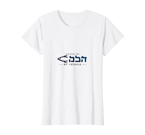 Saved by Yeshua Christian Faith Inspirational for Men T-Shirt, Damen, Weiß, XS Saved by Yeshua Christian Faith Inspirational for Men T-Shirt, Damen, Weiß, XS von Generic