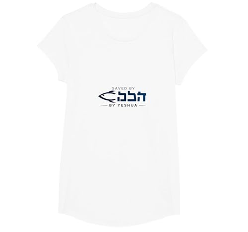 Saved by Yeshua Christian Faith Inspirational for Men T-Shirt, Girls, Weiß, XS Saved by Yeshua Christian Faith Inspirational for Men T-Shirt, Girls, Weiß, XS von Generic