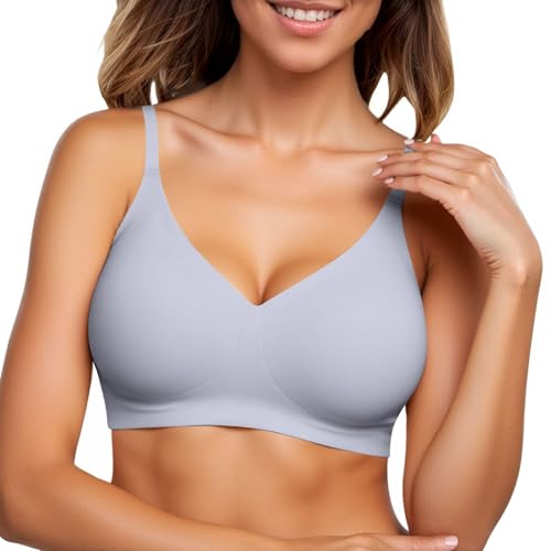 Schlaf BH gegen Falten Damen EIS-Seide BH – Nahtlos, atmungsaktiv, sexy mit Mesh-Rücken & Frontverschluss von Generic