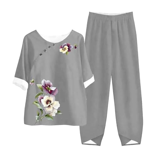 Schlafhose Damen Kurz Schlafanzug Damen Weiß FreizeitanzüGe Damen KurzgröSsen Samt Jogginganzug Schlafanzughose Kurz Damen Trainingsanzug FüR Frauen Nachhaltige NachtwäSche Jogginganzug Damen Khaki von Generic