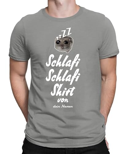 Schlafi Schlafi Shirt mit [Deinem Namen] – Dein individuelles Schlafshirt für süße Träume Herren Männer T-Shirt von Generic