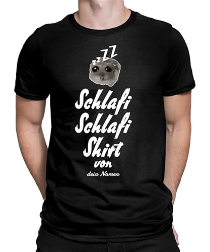Schlafi Schlafi Shirt mit [Deinem Namen] – Dein individuelles Schlafshirt für süße Träume Herren Männer T-Shirt von Generic