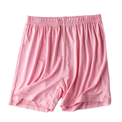 Schlafshorts Damen Kurz Pyjama Hose Baumwolle Pyjamahose Nachtwäsche Weiche Modal Kurze Schlafhose Freizeit Hose mit Taschen Pyjama Shorts Schlafanzughosen für Damen Sommer Kurzer Pyjamahose Haushose von Generic