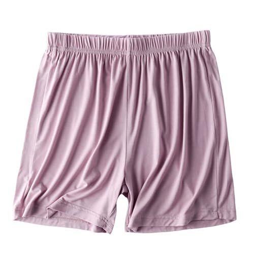 Schlafshorts Damen Kurz Pyjama Hose Baumwolle Pyjamahose Nachtwäsche Weiche Modal Kurze Schlafhose Freizeit Hose mit Taschen Pyjama Shorts Schlafanzughosen für Damen Sommer Kurzer Pyjamahose Haushose von Generic