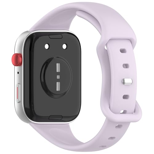 Schlank Sportarmband Kompatibel mit Huawei Watch Fit 4 Pro Armbänder Sport Wasserdichtes Ersatzarmband Dünn Weich Silikonband für Huawei Watch Fit 3/4/4 Pro Uhrarmband, Damen Herren von Generic