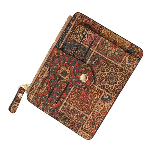 Schlanke Geldbörse für Damen, Damen-Kartenhalter-Geldbörse | **RFID-Kartenhalter Geldbörse Für Frauen | Schlanke Geldbörsen Bifold | Multi Kartenetui Damen | Slim Wallet | Reißverschluss-Mün von Generic