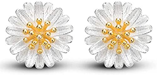 Schlichte Damen-Ohrringe, kleine Gänseblümchen, Schmuck, Zubehör für Frauen von Generic